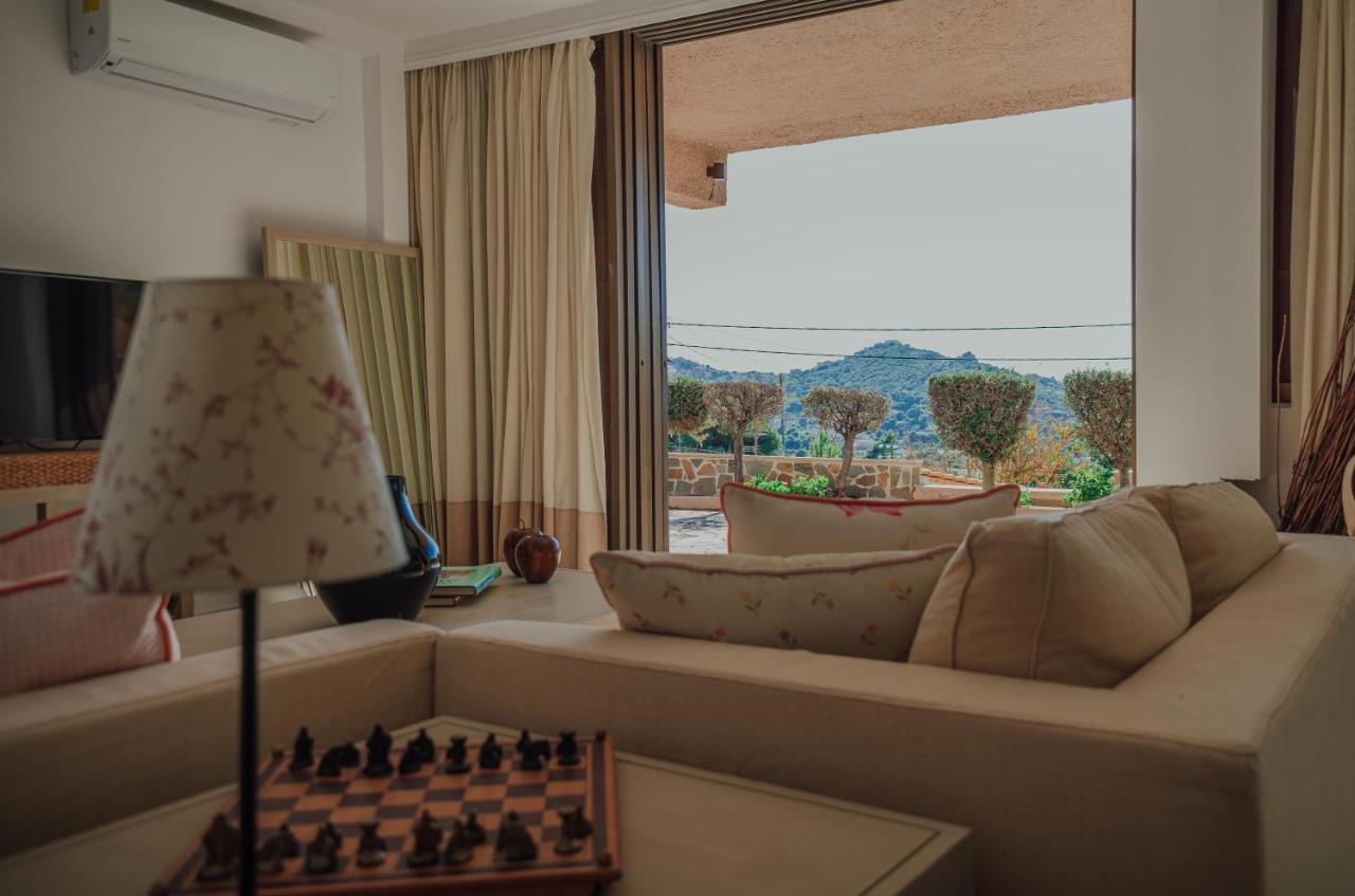 Pool And Sea View Apartments Agia Marina  Buitenkant foto